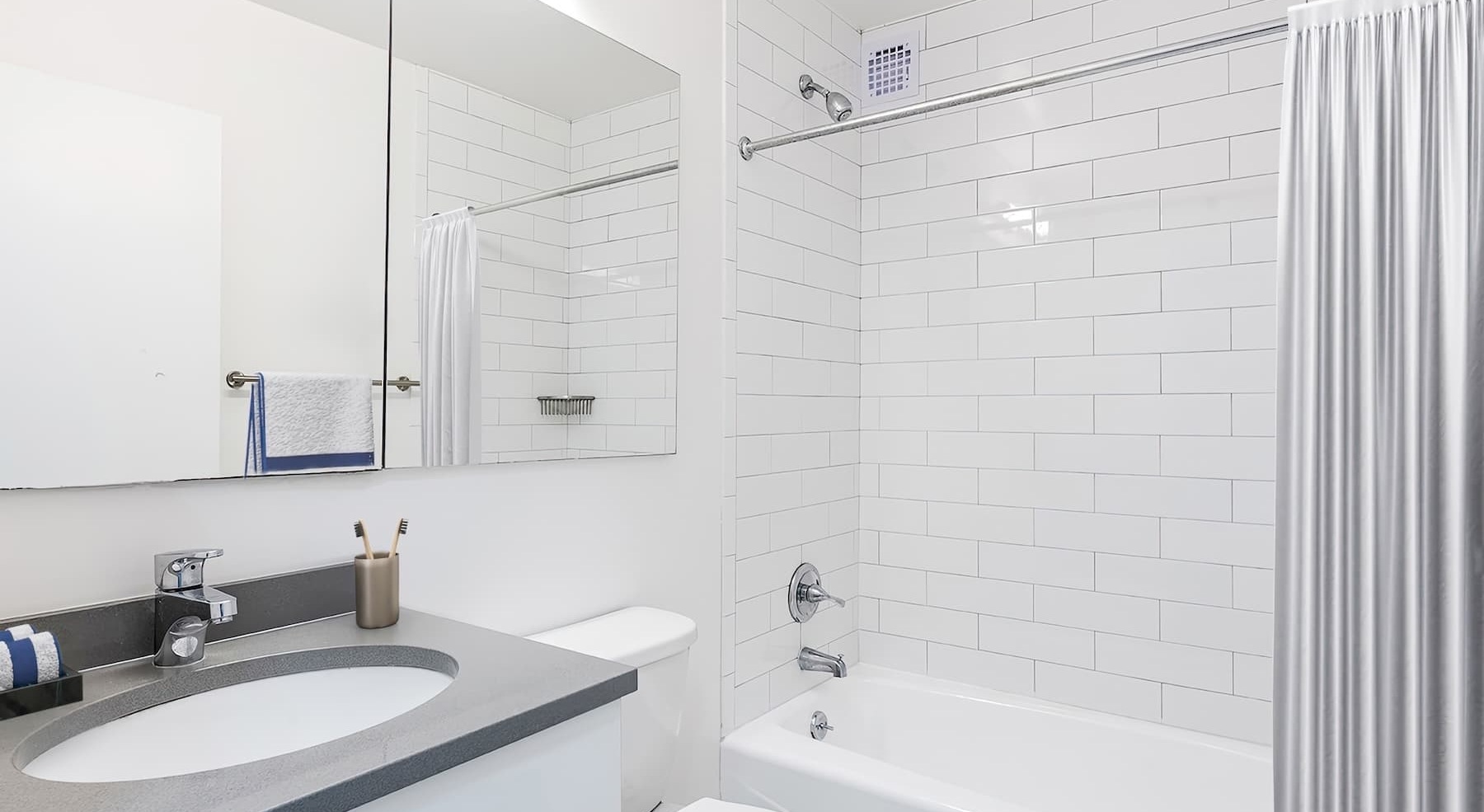 bath area with a standalone tub