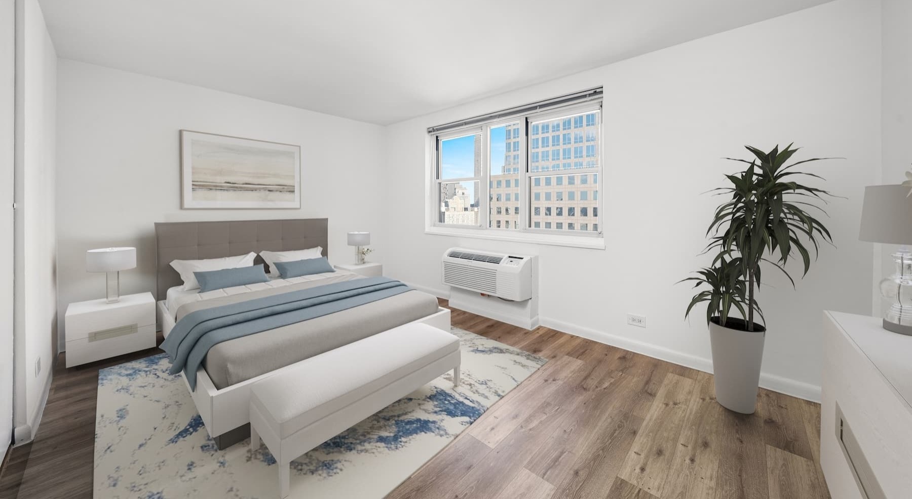 bedroom with ample, natural lighting