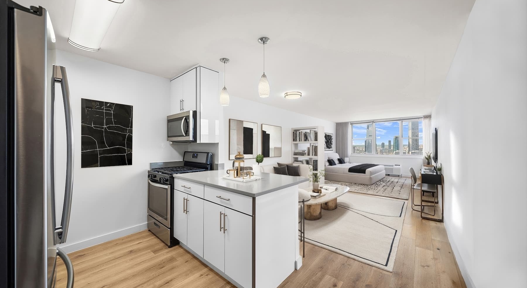 kitchen with spacious counters